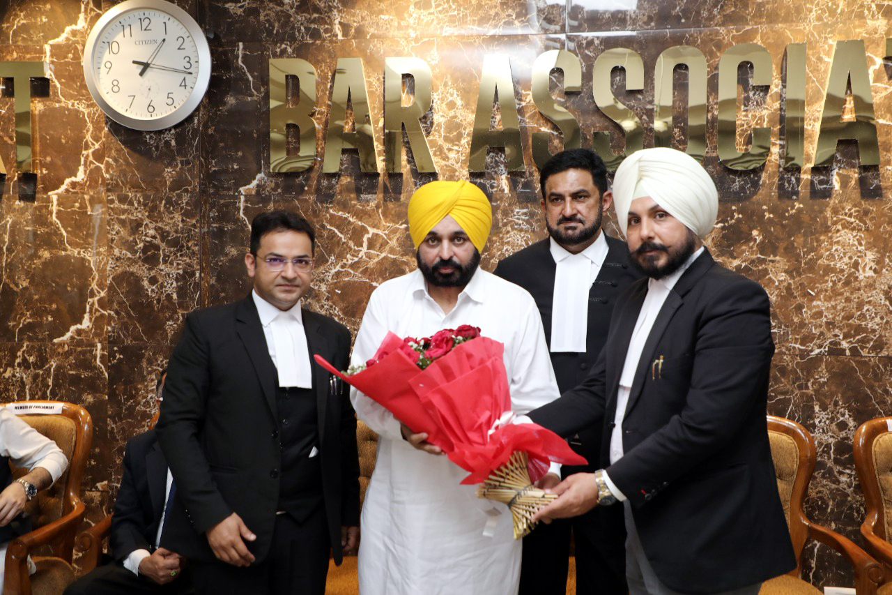 Bhagwant Mann has announced 2.5cr for the Welfare of the members of the Bar Association