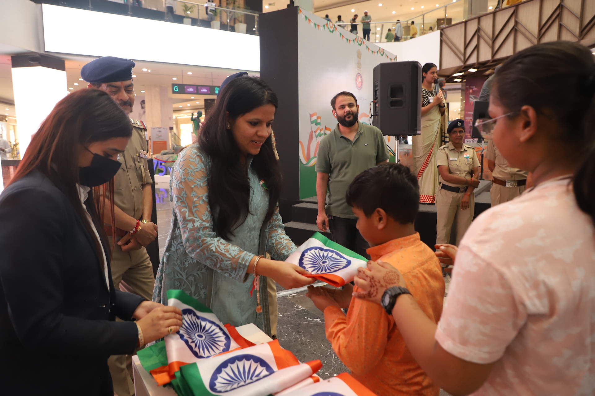 Independence Day Décor was unveiled by Ms. Palak Goel, DSP