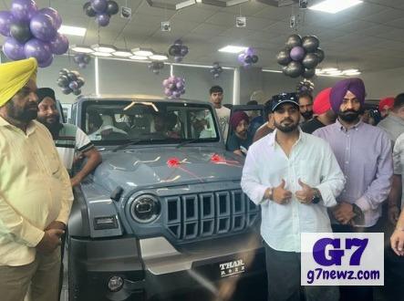 Mani Longia Unveils “Mahindra Thar Roxx SUV” at Raj Vehicles, Ropar!