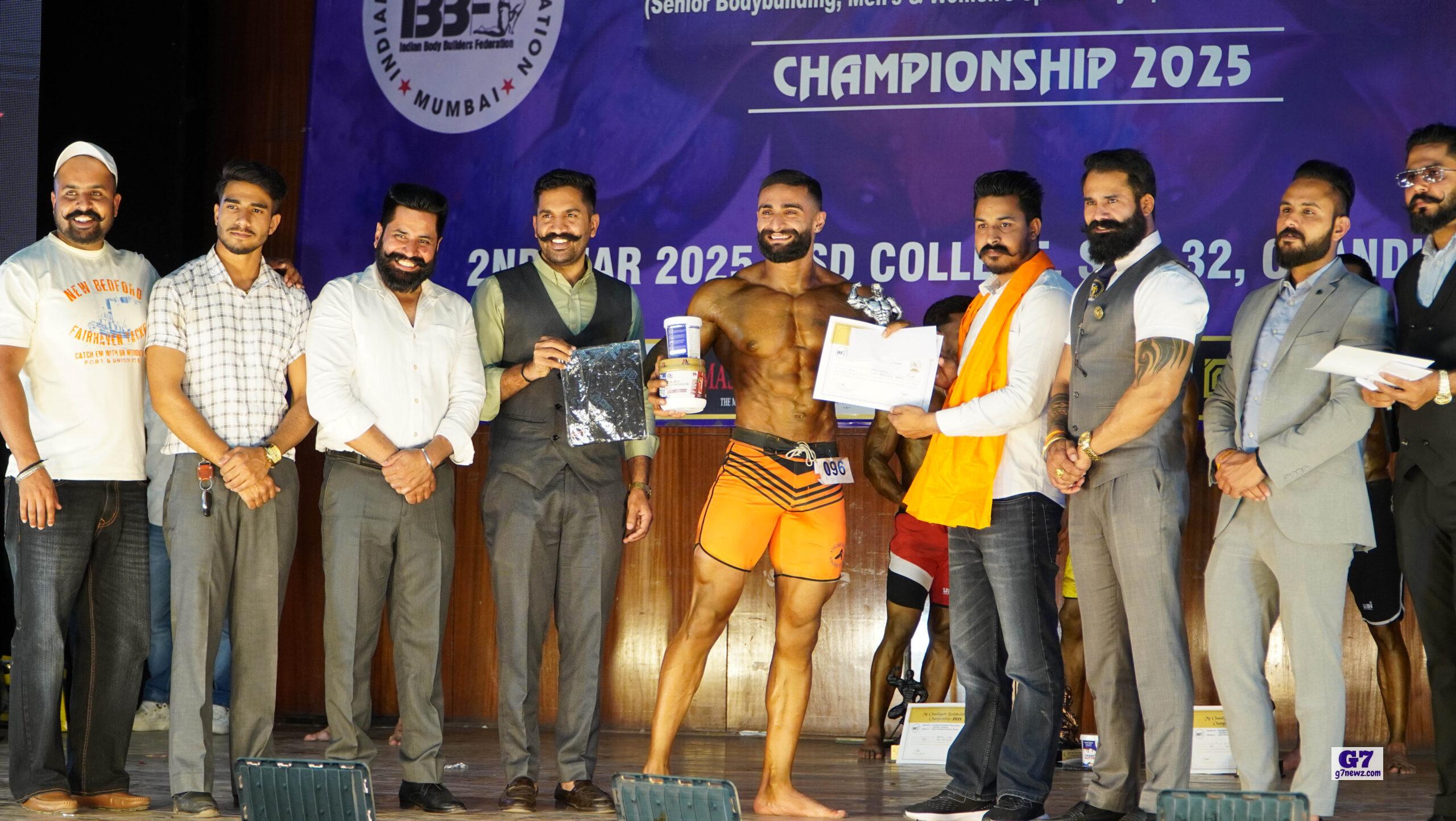 The 13th Edition of Mr. & Miss. Chandigarh was held at SD College , Sector 32, Chandigarh. The event was organised by Chandigarh Bodybuilding and Physique Sports Association (CBPSA) under the aegis of Indian Body Builders Federation(IBBF). Over 100 bodybuilders from the region competed in three segments - Senior Bodybuilding, Sports Physique and Athletic Physique. Avtar Singh bagged the coveted title of Mr. Chandigarh. In Men's Sports Physique, Ashish Dogra was the winner, and in Men's Athletic Physique, Arshinder Singh was adjudged the winner . Cash prizes and gifts were distributed to the winners. Narinder Singh Shergill, Chairman Milkfed Punjab was the chief guest. Kalvinder Singh, President, CBPSA and Pradeep Singh, General Secretary, CBPSA provided the much needed guidance and leadership for the successful organisation of the event. Ms. Rubika, a woman bodybuilder who was a special invitee, guest posed at the event. Suraj Bhan Nain, Secretary General of North Zone Body Builders Association (NZBA), was the Chief Judge of the Mr. Chandigarh Championship. He said, “We organised the Mr. Chandigarh Championship to provide a platform to bodybuilders from the region and beyond to showcase their well chiseled and muscular bodies, attained through a lot of hardwork and dedication." Nain added, "Youngsters these days face many health challenges due to a sedentary lifestyle triggered mainly by social media addiction. To break this vicious cycle, I call upon youth to be physically active and adopt exercise and sports as a way of life. Bodybuilding too can be of great help to maintain a healthy physique. But bodybuilding as a sport must be pursued under the guidance of an experienced trainer." Meanwhile, the participants' displayed their muscular bodies to thunderous applause from the audience. It is noteworthy that Upkar, Nakul Kaushal ,Rahul and Vikram Singh were the judges at the Mr. Chandigarh event.