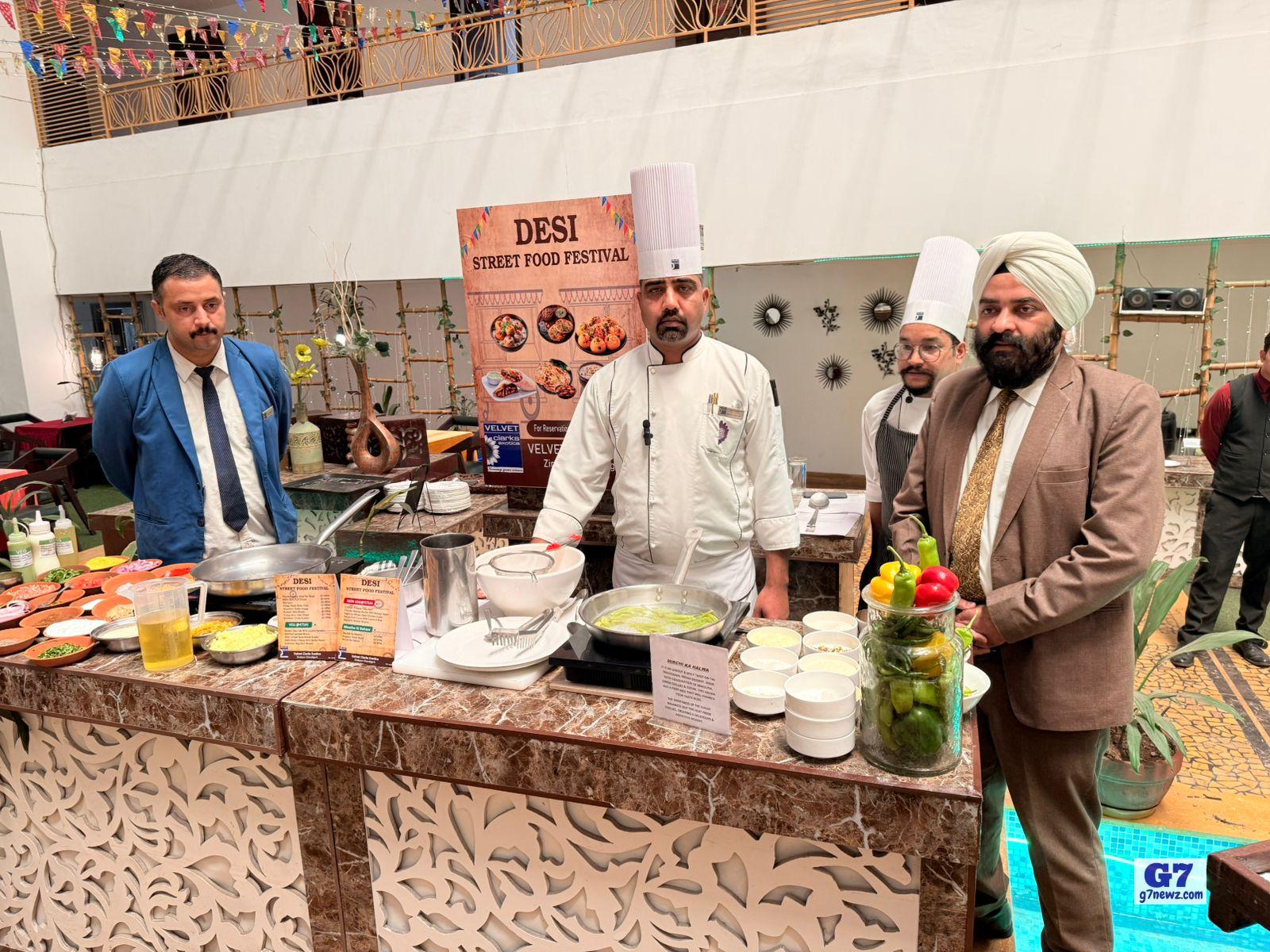 Velvet Clarks Exotica, Zirakpur Presents: "Desi Street Food Festival" – A Culinary Journey Across India