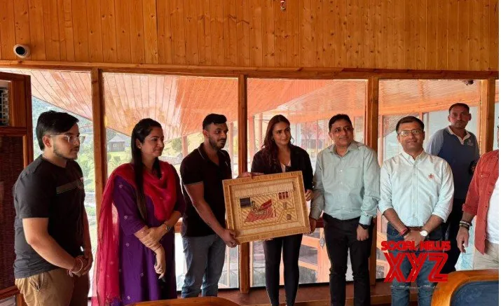 Actress Huma Qureshi visits J&K’s Patnitop to promote tourism