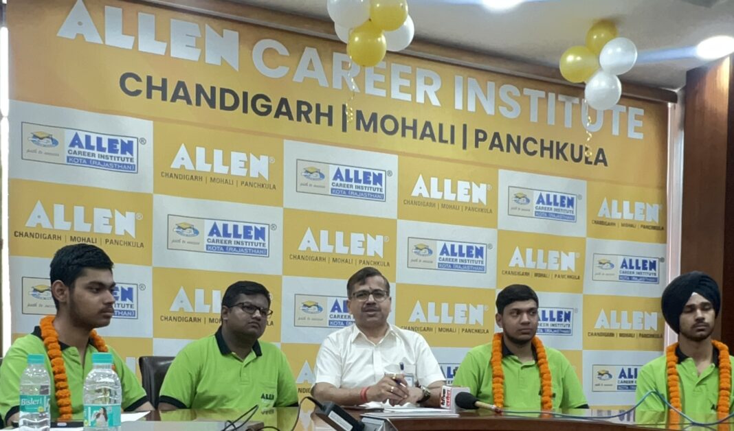 ALLEN Chandigarh Students Deliver Exemplary Performance in JEE 2025