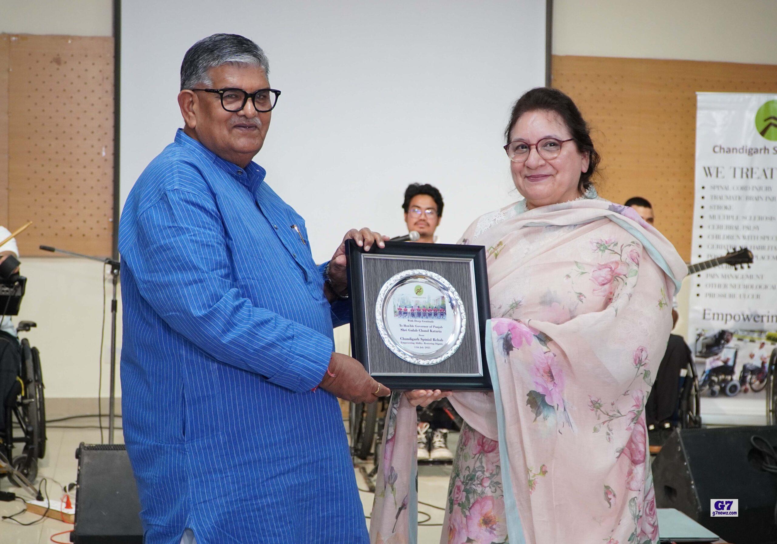 Punjab Governor Visits Chandigarh Spinal Rehab, Applauds Spirit of Courage