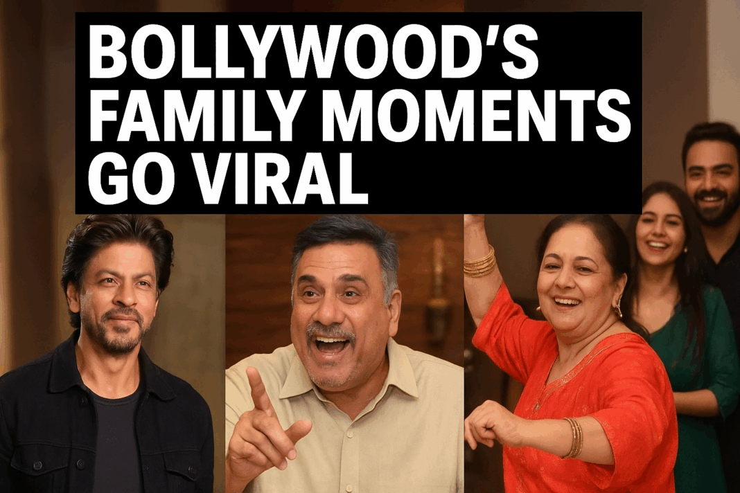 Bollywood’s Family Moments Go Viral