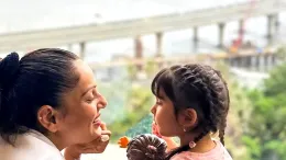 Bipasha Basu indulges in ‘never ending’ chats with her baby girl Devi