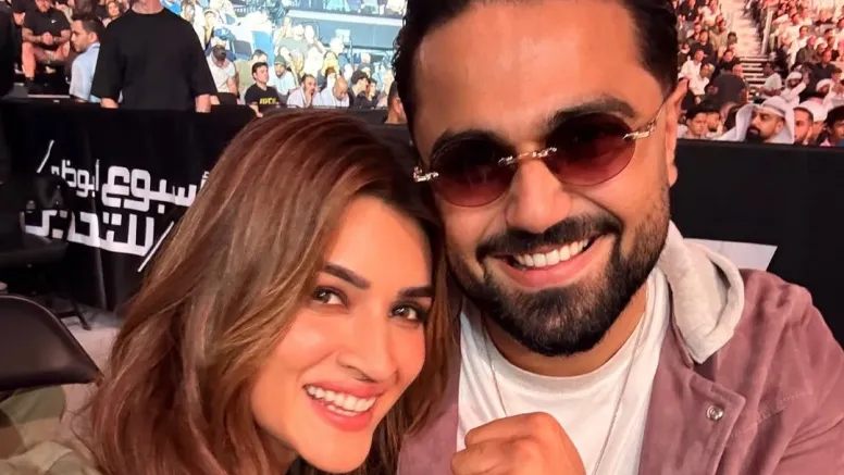 Kriti Sanon drops glimpses from her UFC date with rumoured beau Kabir Bahia