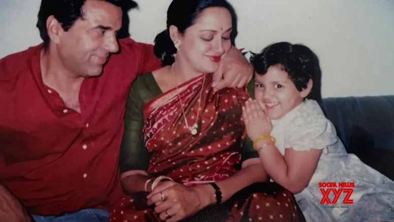 Esha Deol says ‘I am because of you’ as she drops a throwback photo with Dharmendra & Hema Malini
