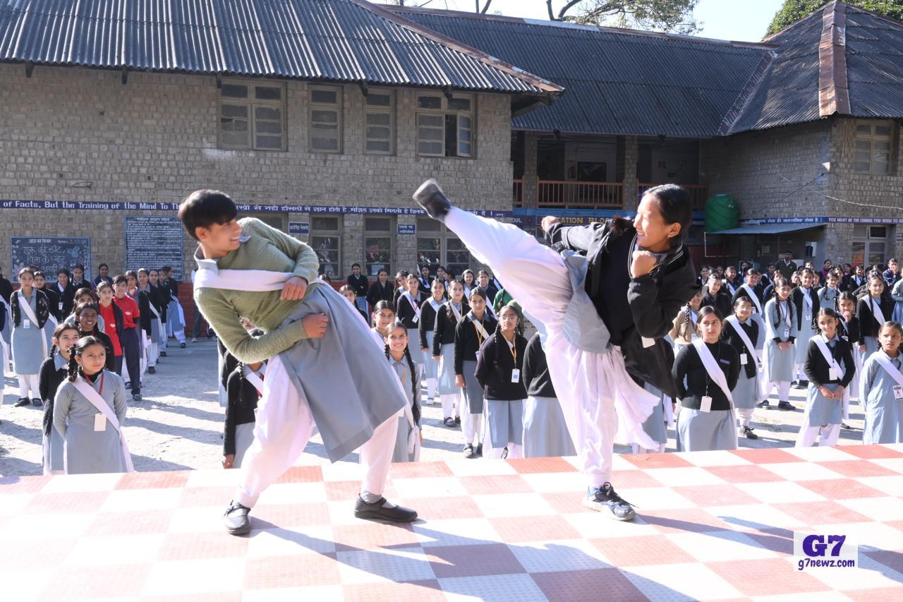 Rani Lakshmi Bai Self-Defence Program Empowers Himachal’s Girls with Dynamic Training in Dharamshala”
