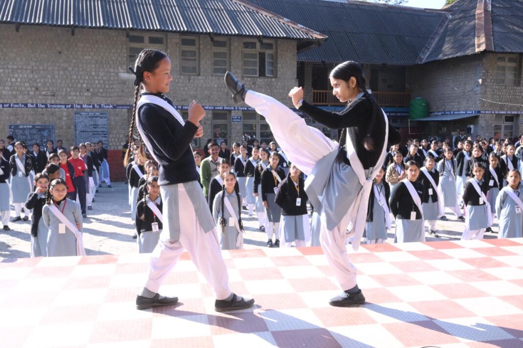 Rani Lakshmi Bai Self-Defence Program Empowers Himachal’s Girls with Dynamic Training in Dharamshala”