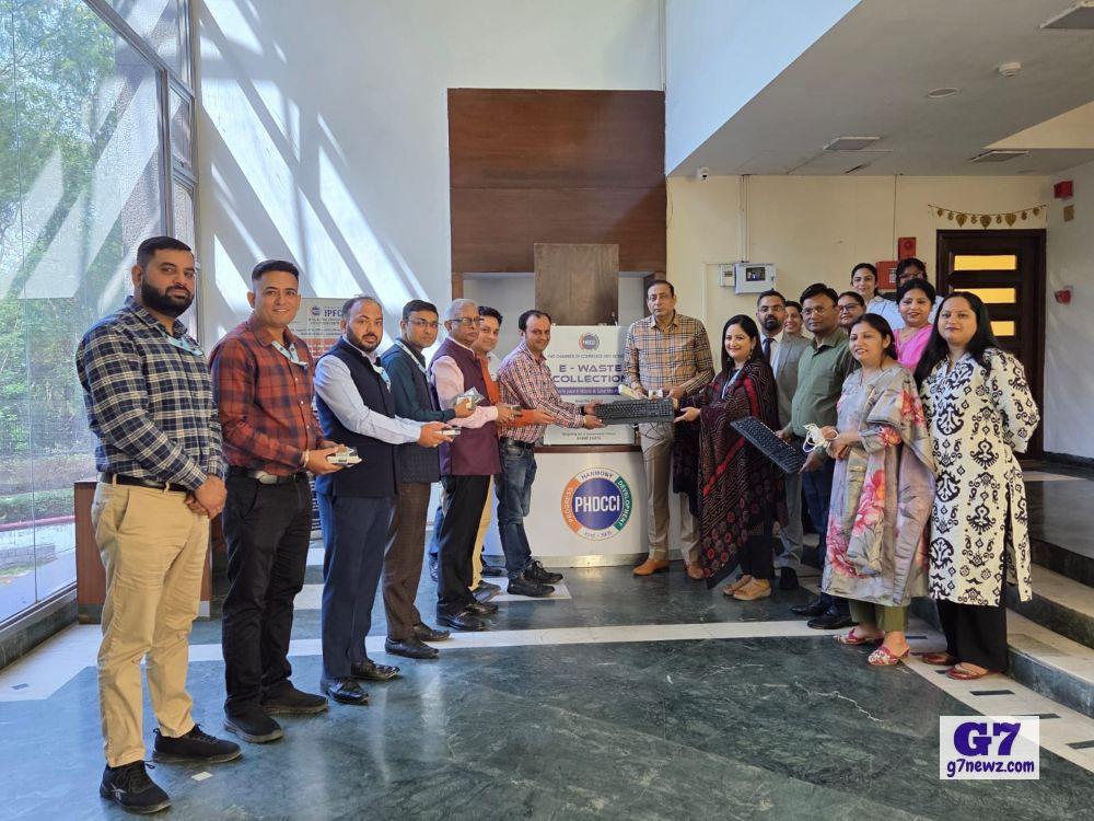 E-Waste Collection Box Inaugural at PHD House, Chandigarh