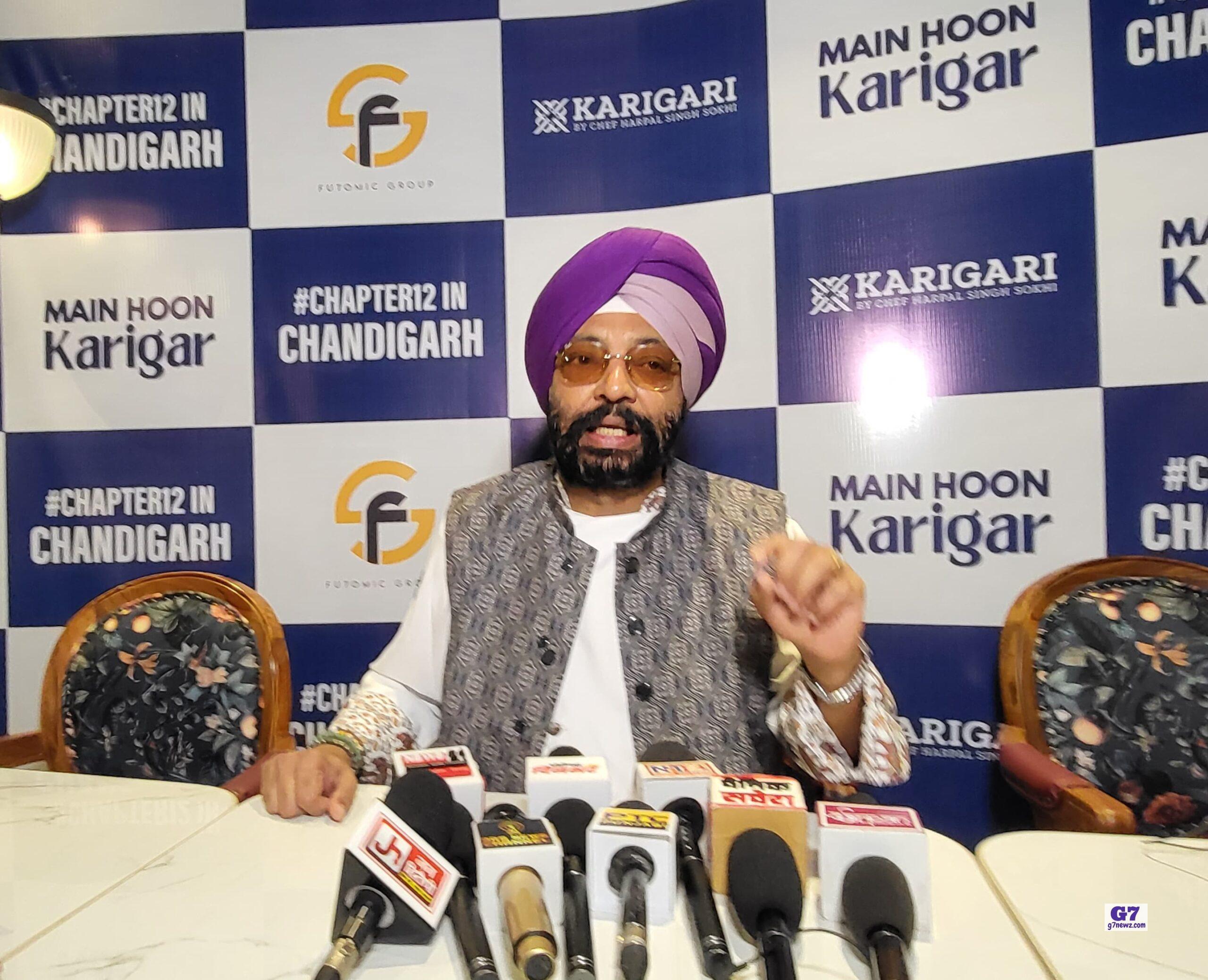 Celebrity Chef Harpal Sokhi’s 12th Outlet Karigari Opens in Chandigarh with ‘Karigaron ki Baraat’ launch