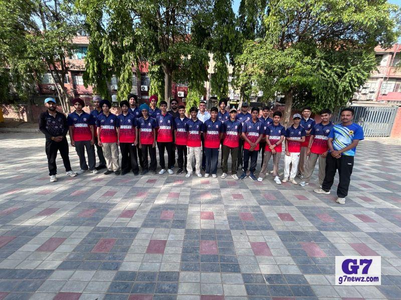 50-Balls Cricket Association of Chandigarh’s Under-15 & Under-19 Boys Teams Leave for Odisha