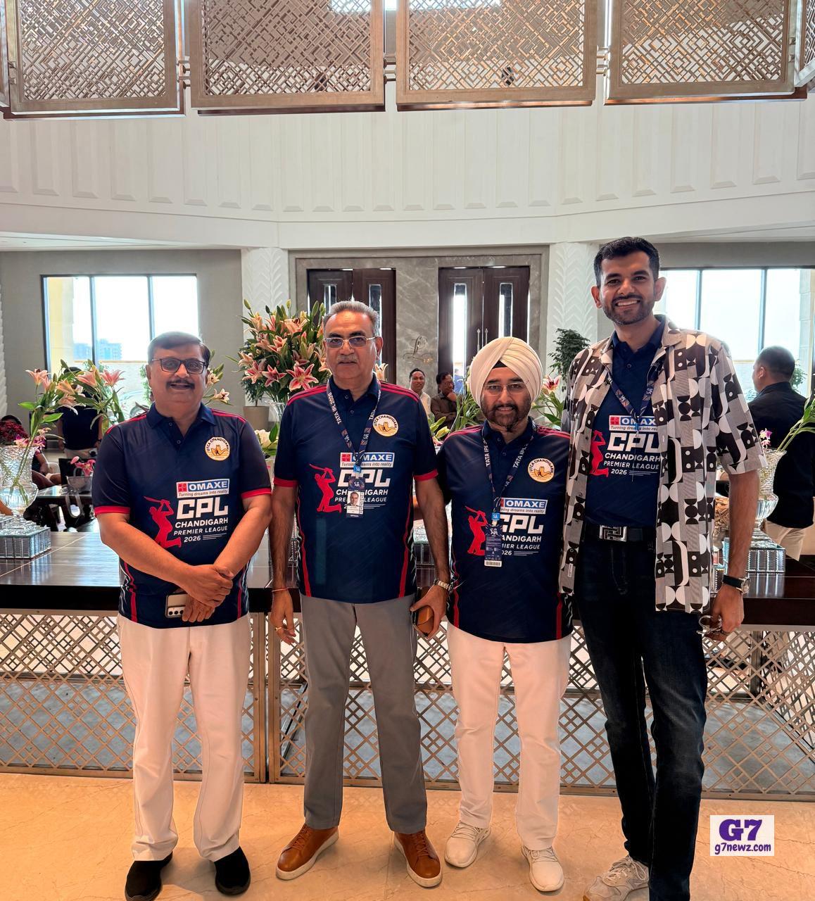 UTCA leadership promotes CPL at IPL's final, sports league's T-Shirt