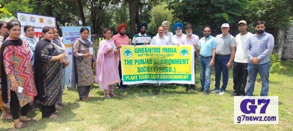 Khalsa College Mohali Organises Tree Plantation Drive