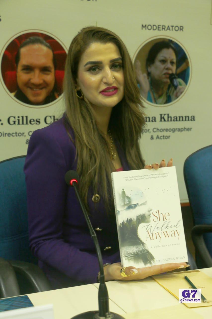 Chandigarh-Born Author Dr. Sazina Khan launches new Poetry collection She Walked Anyway