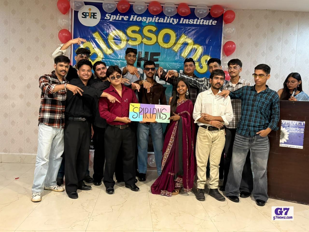 Spire Hospitality Institute Hosts Vibrant Freshers’ Party at Velvet Clarks Exotica, Zirakpur