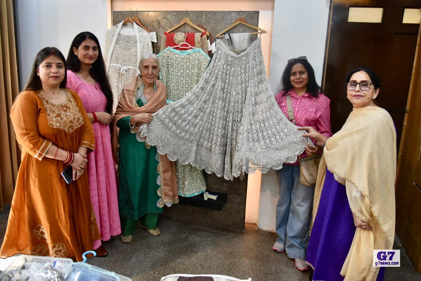 Octogenarian Designer Pali Waraich Exhibits Her Handcrafted Collection at Three-Day Showcase